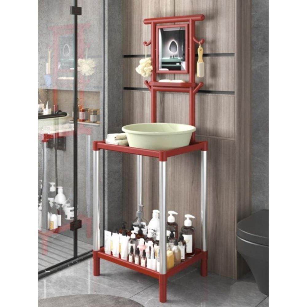 新疆西藏新款加粗加厚洗脸盆架子农村浴室家用脸盆架防,住宅家具,面盆架,淘宝优惠券,粉丝福利购,淘宝优惠卷