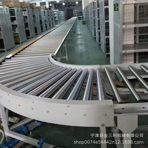 不锈钢滚筒转弯输送机链条刮板提升机食品皮带输送机