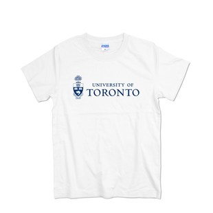 UofT 多伦多大学校服纪念品短袖T恤夏季留学生欧美风学院派文化衫
