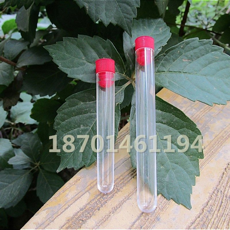 实验室用品耗材 塑料硬质试管 带盖 透明试管 样品管 放免试管