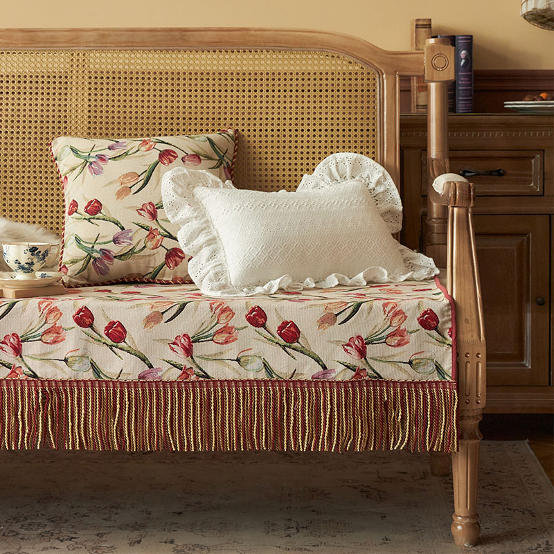 美式沙发垫轻奢风欧式沙发套罩皮沙发防滑坐垫四季通用沙发巾