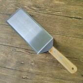 加长加宽三边煎铲特大号料理铲扒铲不锈钢披萨汉堡铲子水煎包工具