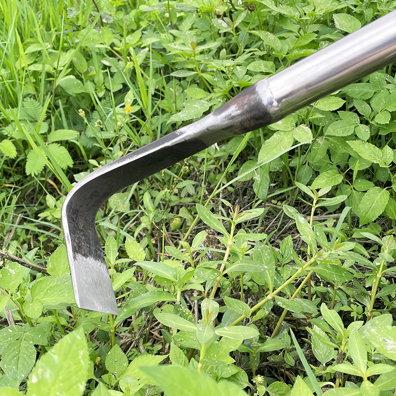 小锄头窄头家用花园小型全钢挖土户外锄泥草根便捷锄铲两用小铲子