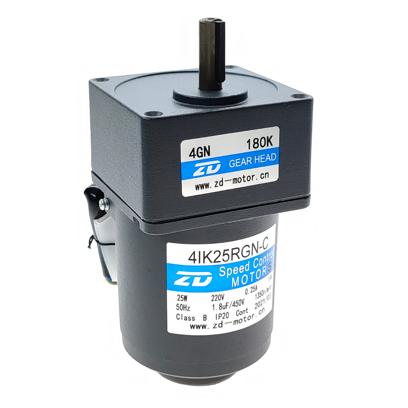 25W 220V 交流齿轮减速电机 4IK25RGN-C 可配 4GN 3K~750K 变速箱