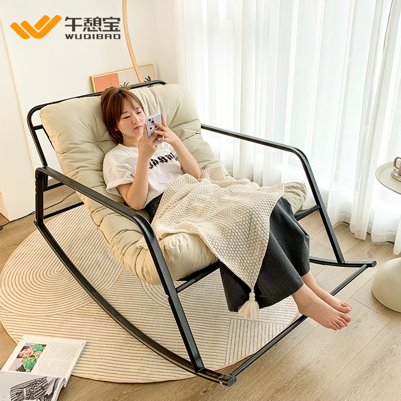 午憩摇摇椅大人躺椅可躺可睡家用客厅双人摇椅懒人沙发阳台休闲