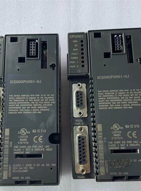 GECPU模块IC200CPU001-GJ,共两块,功能