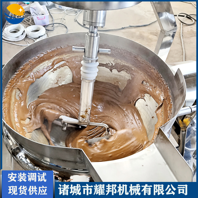 炒糖机 全自动红糖炒锅 温度可调节大型不锈钢行星搅拌炒焦糖机器