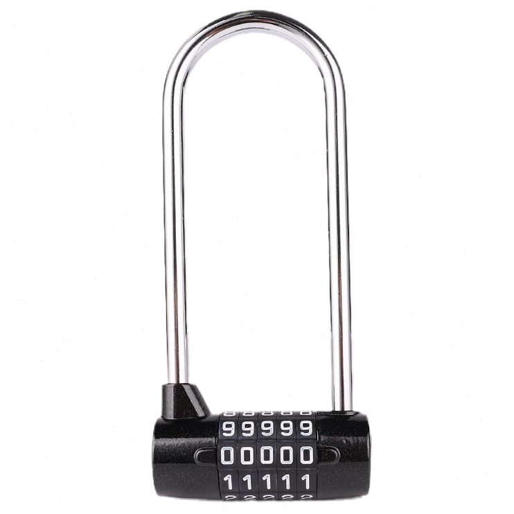 【源头工厂】加长宿舍健身更衣柜门挂锁五位锌合金密码锁JL05长梁