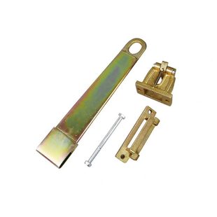 物流台车拖钩挂钩牵引装 彩锌工位器具牵引厂家 置工位牵引器具