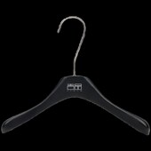 服装 架logo定制 店衣架简易实木加厚衣撑儿童防滑无痕原木色衣挂裤