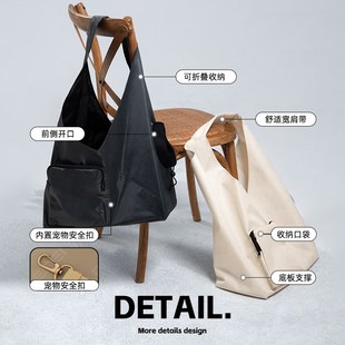 宜德士夏天宠物外出包猫咪小型犬约克夏狗狗便携斜挎猫包轻便猫袋