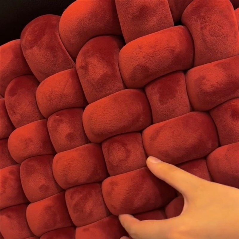 坐垫椅子垫扭扭麻花编织毛绒抱枕家用客厅沙发靠垫卧室飘窗垫地垫,居家布艺,靠垫/抱枕,淘宝优惠券,粉丝福利购,淘宝优惠卷