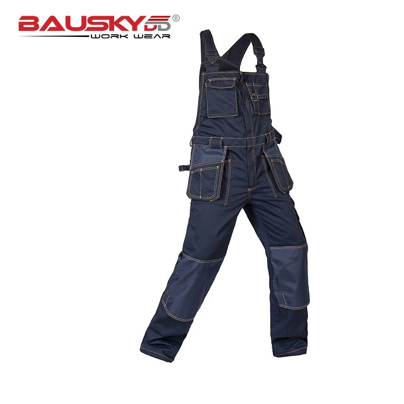 安装维修服多功能保世基工装背带裤劳保汽修招吊带服B136