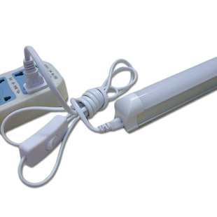 T8LED一体化灯管带开关线全套家用插头支架灯T5护眼宿舍床头灯40W