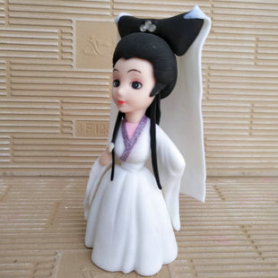 软陶摆件动漫卡通公仔手办家居工艺品许仙白娘子传奇白蛇白素贞