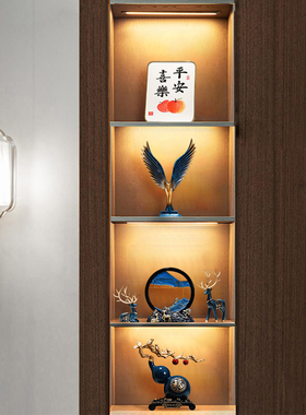 新中式平安喜乐组合电视柜酒柜摆件套装家居软装乔迁饰品礼物