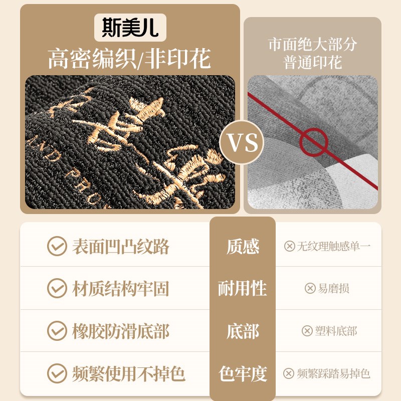 地垫入户门进门地毯门口家用门垫防滑入户新款耐脏高级感玄关脚垫