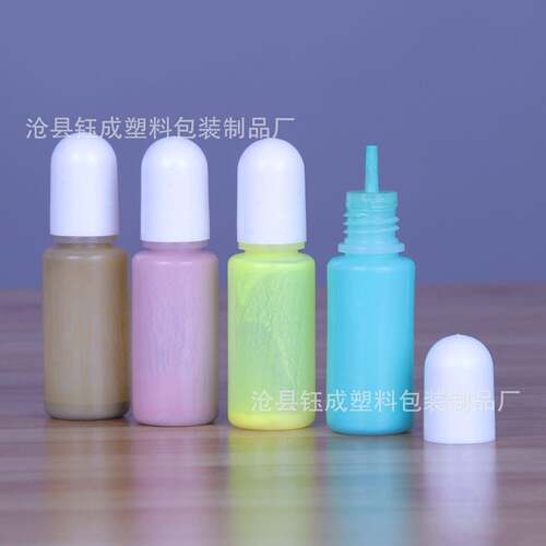 厂供家5-色0ml毫升色精 颜料应滴油分装素DNU挤压塑料尖嘴