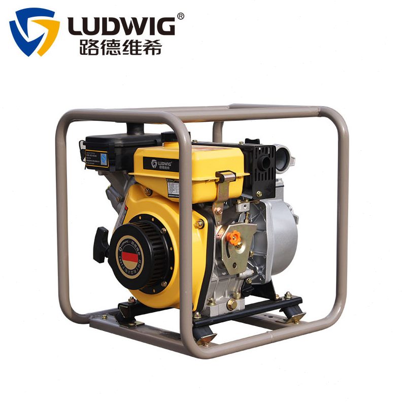 路德维希2寸手启动柴油水泵卧式风冷缸非汽改抽水机农田灌溉170