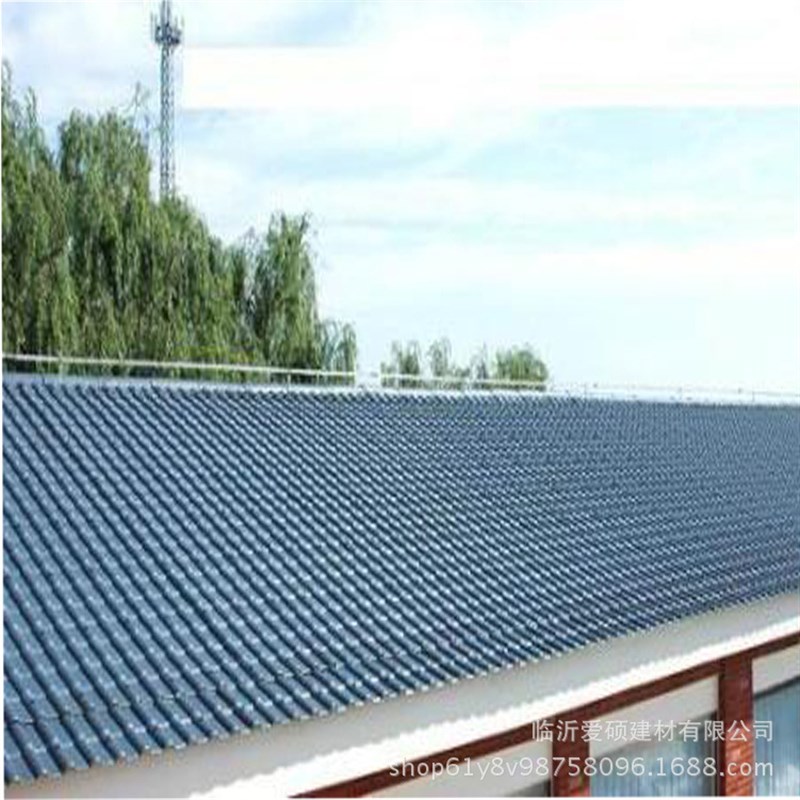 淮安asa树脂瓦价格爱硕仿古屋面装饰瓦厂家平改坡树脂瓦图片