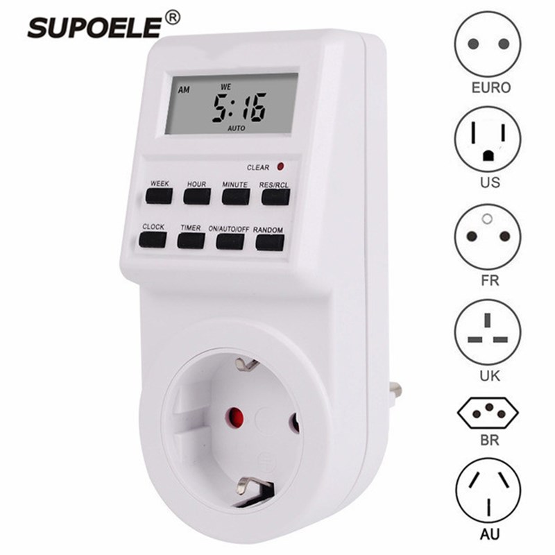 TM03电子时控开关定时器插座欧规美规英式法式澳式巴西TM03订时器