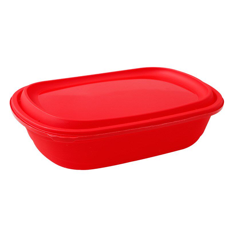 日式锁扣打包盒一次性长方形餐盒外卖盒网红快餐盒可微波