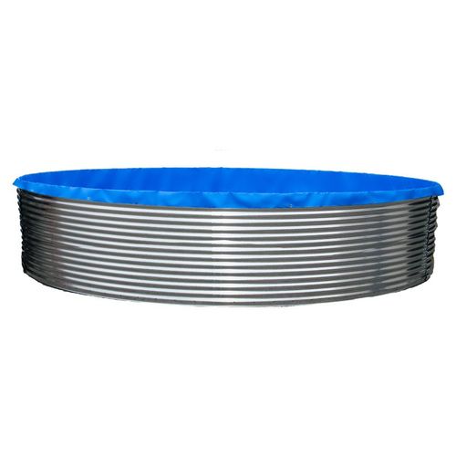 镀锌板鱼池 热镀锌板加厚pvc帆布大容量户外养殖养鱼池镀锌板水池