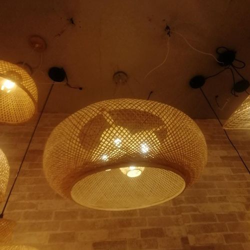 简约客厅饭店阳台日式灯笼榻榻米灯具手工制作竹艺餐吊灯灯笼灯饰