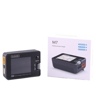 ToolkitRC M7充电器1-6S 200W 10A航模多功能信号测试小巧平衡充
