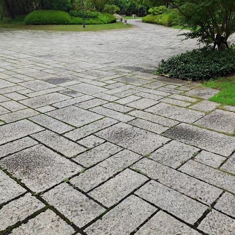 仿古做旧老石板石条铺路台阶仿古石板石材景区仿古做旧铺路老石板