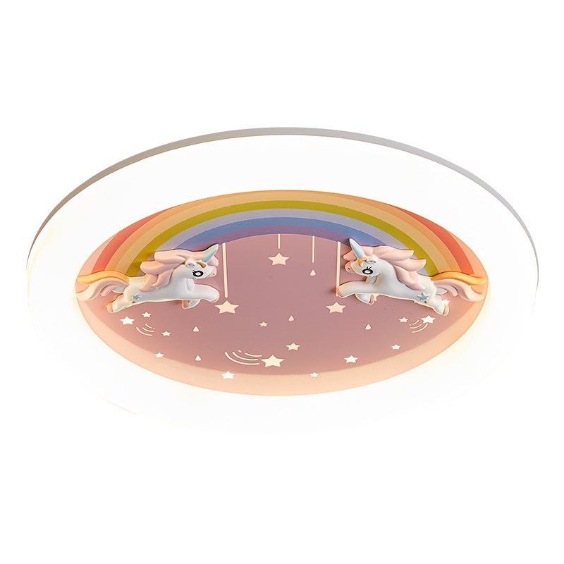 儿童房灯女孩卧室灯男全光谱智能护眼卡通现代简约时尚房间吸顶灯