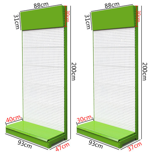 三固加厚孔板洞洞板展示架圆孔洞洞板货架五金展示架五金工具架子