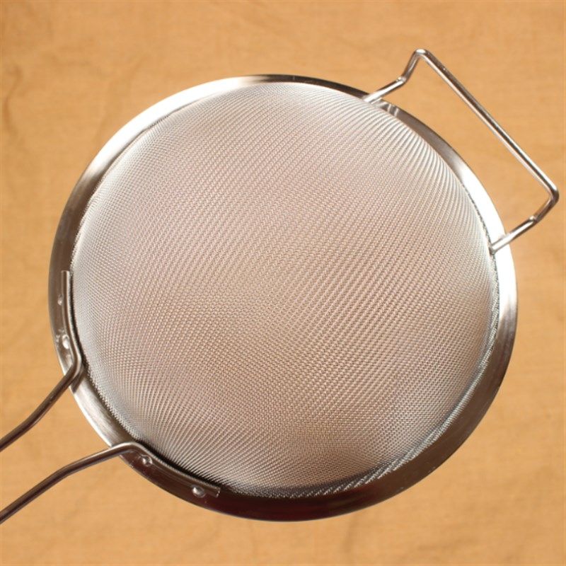 出口特密网筛油格漏勺隔渣网面粉筛大号密漏油过网宽耳硬