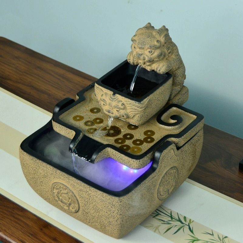 Q流水循环水前台业送礼,家居饰品,流水摆件,淘宝优惠券,粉丝福利购,淘宝优惠卷