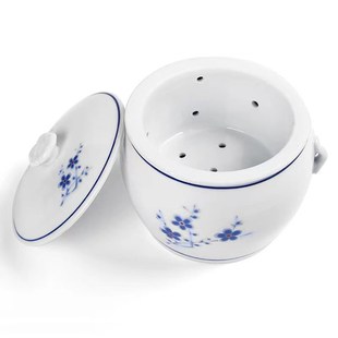 闽南溢汤溢鸭汤滴汤炖罐家用隔水炖盅内胆带孔免过陶瓷大号带盖