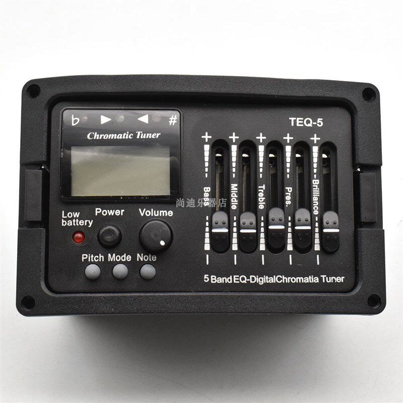 吉他拾音器段拾音器EQ带十二平均律调音器五段拾音器电箱吉他