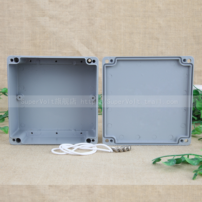 1*1*9铸铝防水盒控制关盒铝合金盒子正方形接线端子盒铝盒