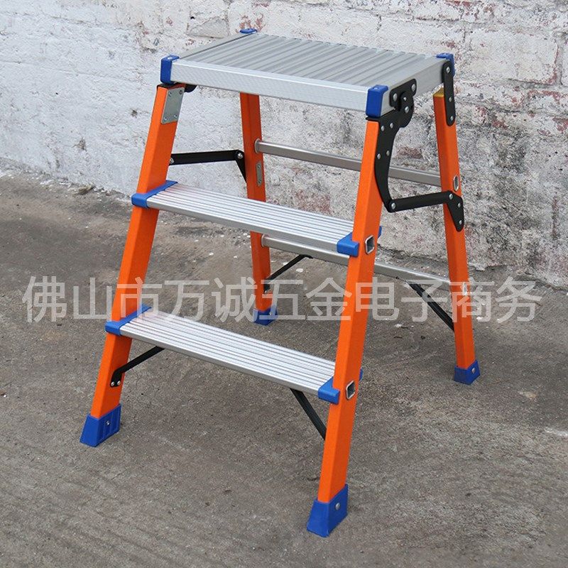 绝缘马凳便携洗车平台梯子加厚铝合金工程刮腻子踏台铝梯