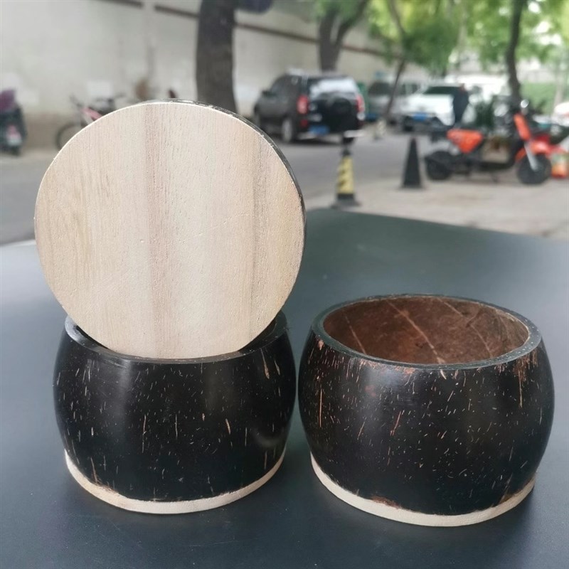 精制专业演奏级椰壳板胡瓢板胡壳板胡配件评剧豫剧梆子精品天然