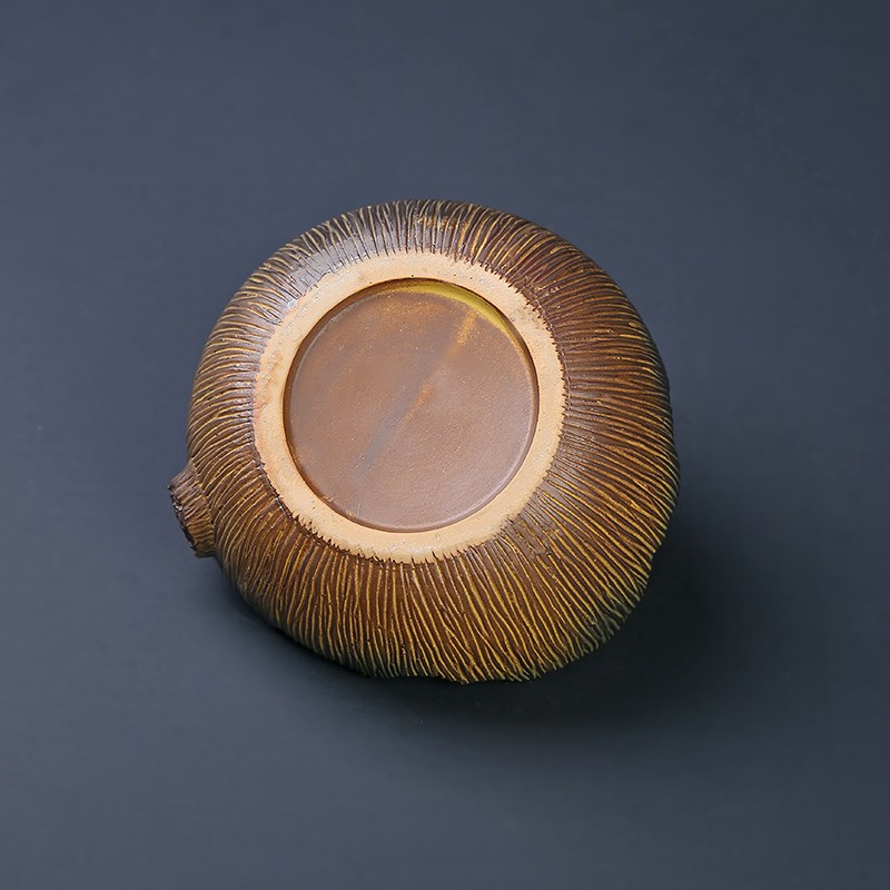 水培米竹苔藓球专用花盆陶瓷复古桌面六月雪盆景盆菖蒲吸水石托盘