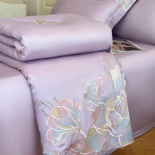 夏季 2025新款 夏凉被四件套空调被四件套凉感床上用品单双人薄凉被