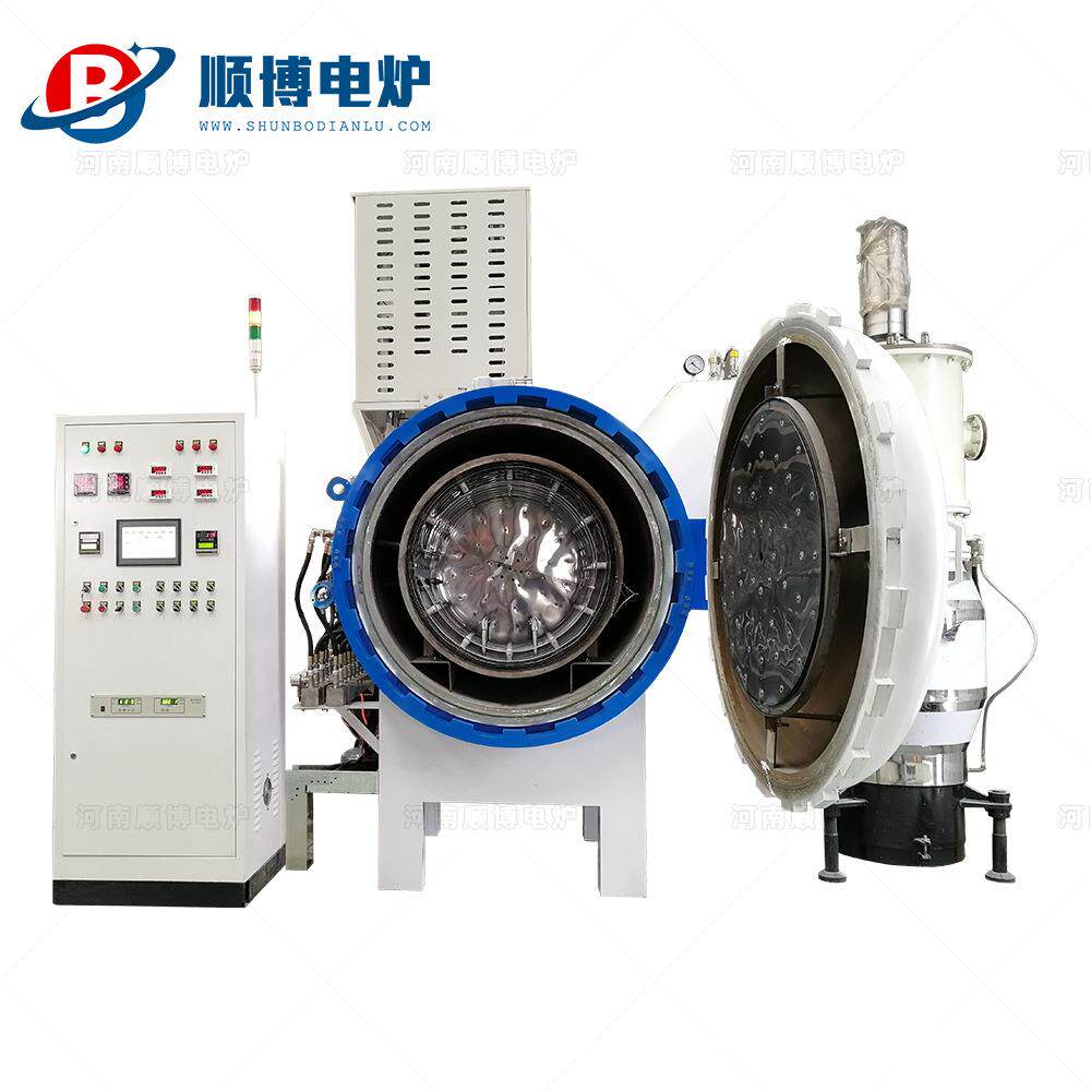 高真空工业电炉/多层钼带加热带水冷系统/独立配电箱可编程控温准