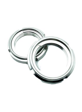 精密U型开槽轴承圆螺母自锁螺帽FUNT/FUNTC12/15 M10-0.75 M12 17