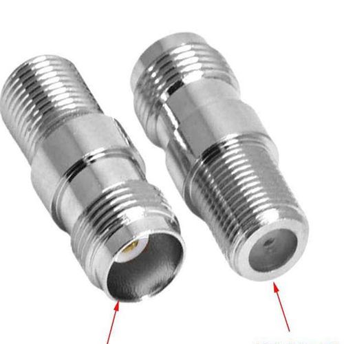 TNC/F-KK 射频连接器转换接头英制F母头转TNC母头转接头RF头