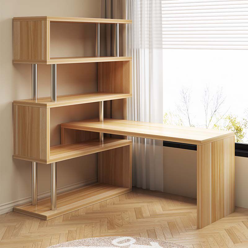 转角书桌电脑桌台式L型公桌简约家用卧室墙角拐角学习写字桌子