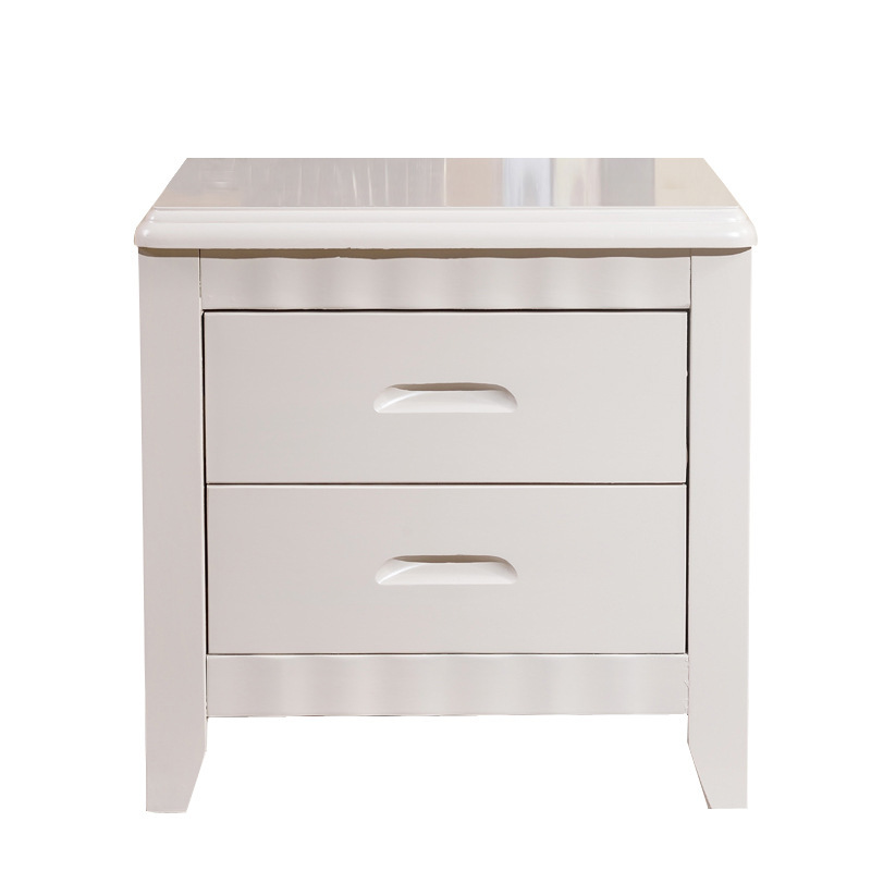 床头柜实木卧室小柜子角柜简易白色橡木床边柜储物柜南宁厂家直销