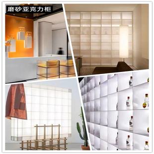 包展示架加 高透明压克力发光柜子定s制隔断渐层有机玻璃产品T柜鞋