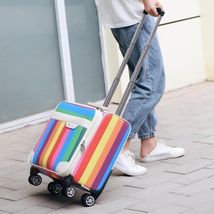 箱万向 拉杆箱18寸女空姐登机箱男商务皮箱小行李箱潮流手提密Z码