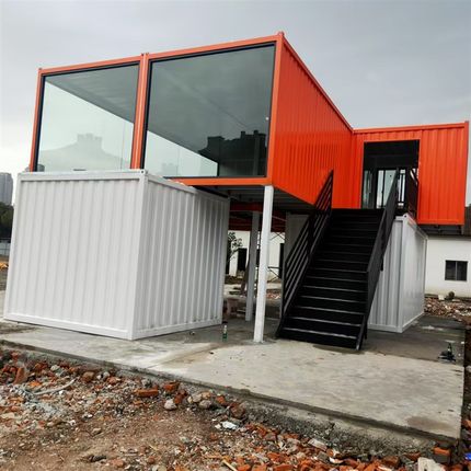 集装箱移动房办公室家用户u外移动小屋别墅真房工地简易房活动板