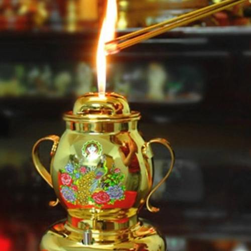台湾金普点香器寺庙用JP-17红火式JP-18汽化式电子气罐香道打火机